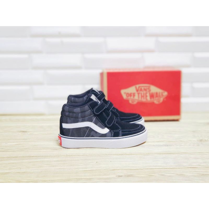 VANS SK8 ARMY HIGH KIDS Fasion Anak Sepatu Sneakers Anak Laki Laki Umur 3 Tahun Sporty Dan Berkualit