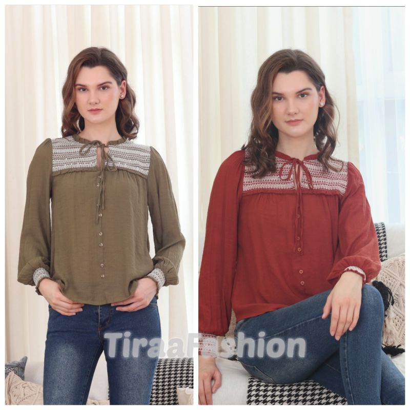 BLOUSE - ATASAN WANITA - BRANDED EXPORT TERMURAH