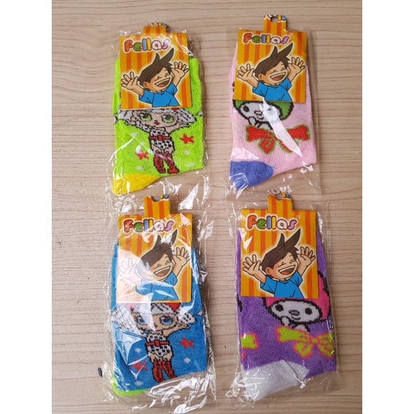 kaos kaki anak tk Fellas / kaos kaki anak pendek / kaos kaki anak murah / kaos kaki anak cowok / kaos kaki anak cewek