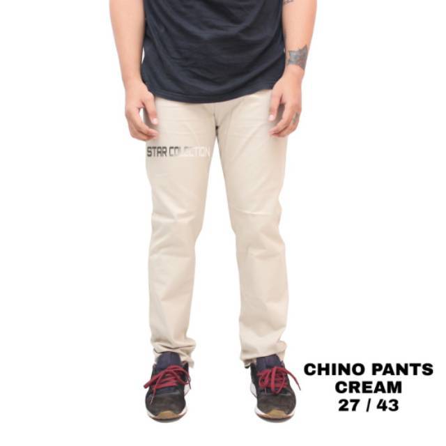 CELANA CINO PANJANG PRIA / CELANA CHINO JUMBU SUPER BIG SIZE PREMIUM  27-43