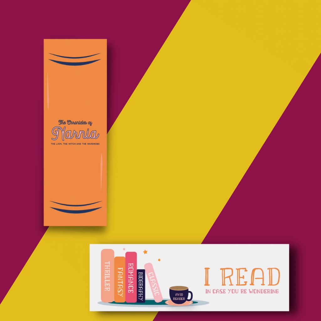 

Bundle 2 pcs Bookmark - Narnia Book Spine