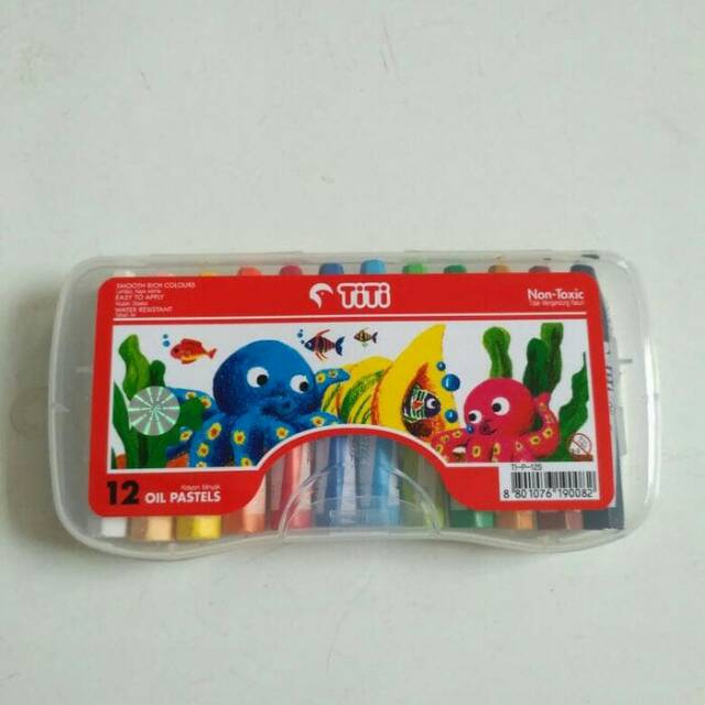 

krayon oil pastel TITI 12 warna