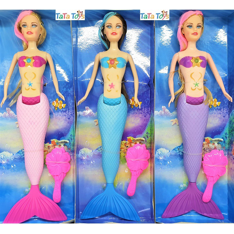 Mainan Boneka Barbie Mermaid Magic Doll Putri Duyung Berubah Warna Shopee Indonesia