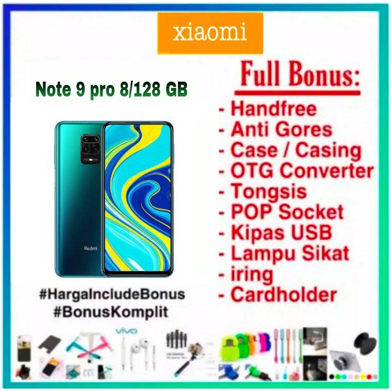 Xiomi note 9 pro 8/128