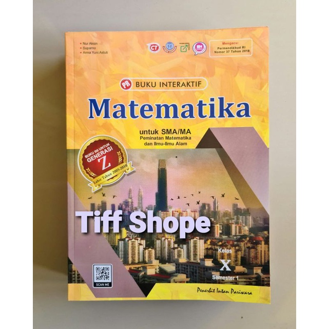 Buku PR/LKS interaktif matematika peminatan kelas X, 10 semester 1 (K13 revisi) tahun 2022 intan par