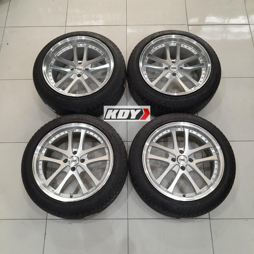 Velg Mobil Murah Model JDM HSR Shoji Ring 17 PCD 4x100 + Ban Accelera 205 50 R17
