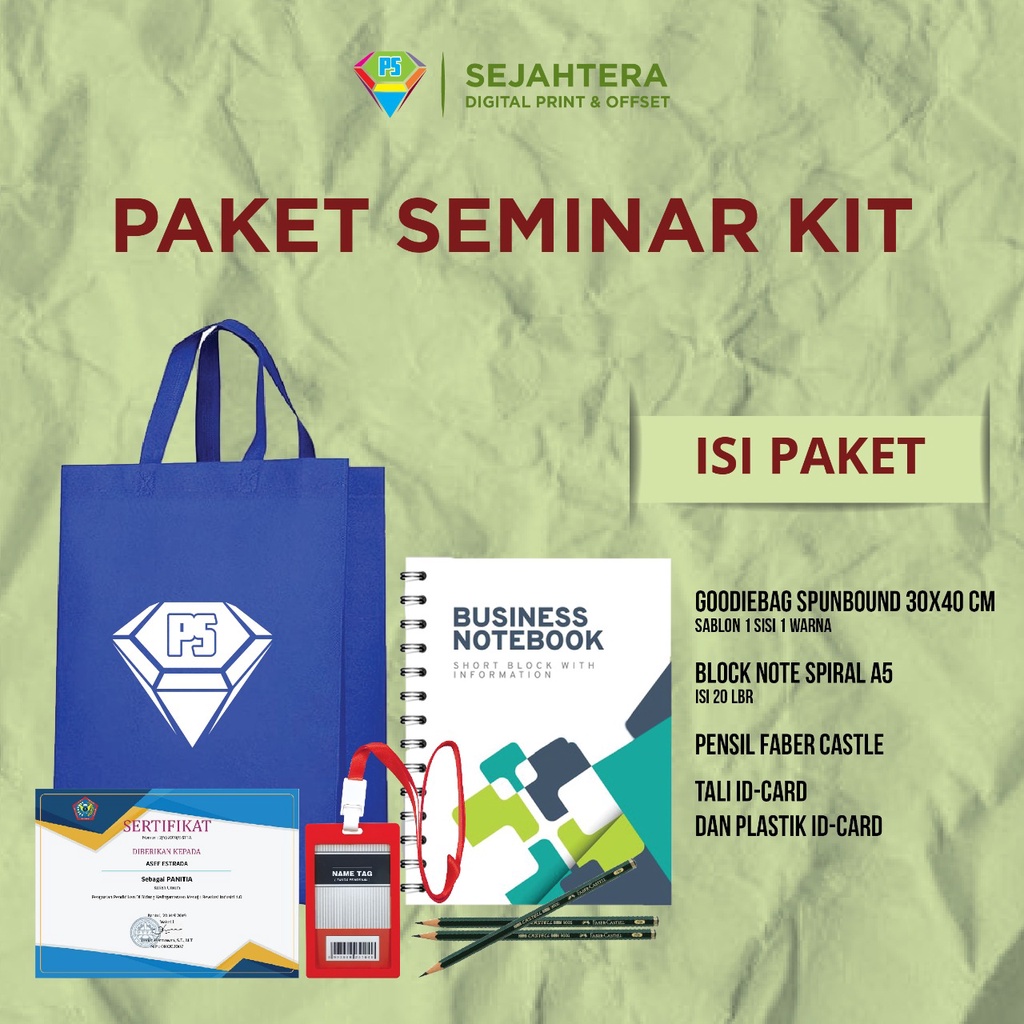 PAKET SEMINAR KIT