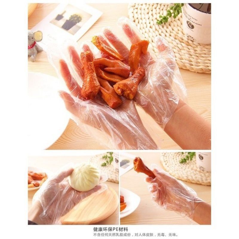 Sarung Tangan Plastik  / Hand Glove 100 pcs