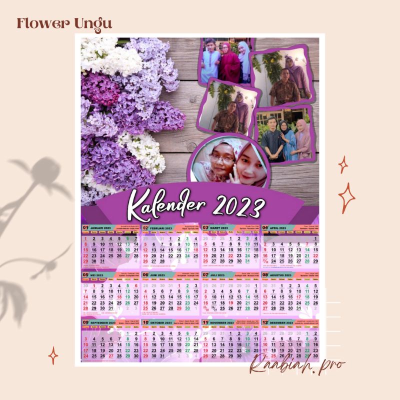 

Kalender 2023 Custom Foto dan Nama