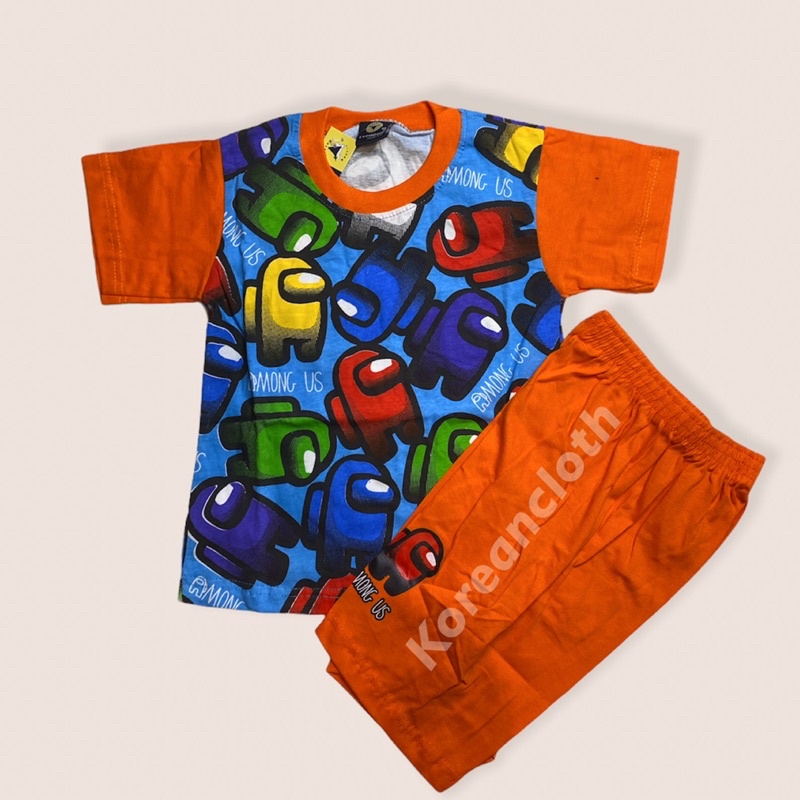 KAOS STELAN ANAK MOTIF AMONG US 002