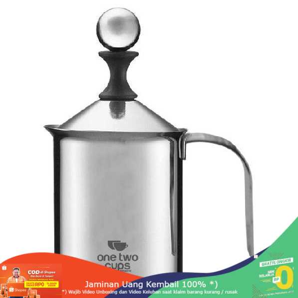 (BISA COD) RVOSTR  Gelas Kopi Espresso Latte Art Coffee Milk Frother 400ml