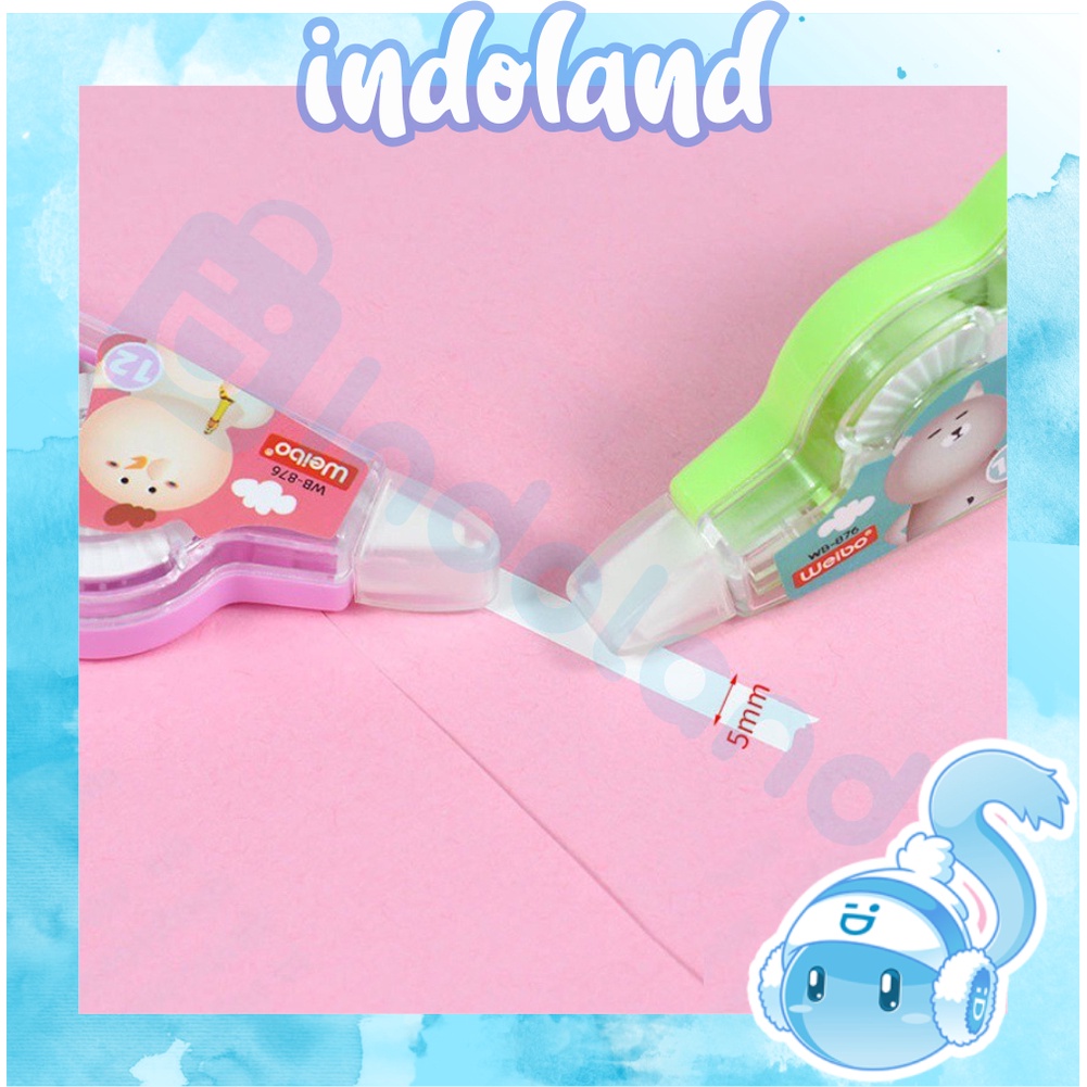

☀ INDOLAND ☀ S002 Correction Tape Students Stationary School Supplies 5M Multiple Color