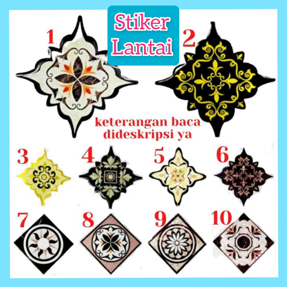 STIKER STICKER DEKORASI LANTAI LIS KERAMIK DEKOR DINDING DAPUR KACA LEMARI TANGGA WALLSTICKER GRANIT