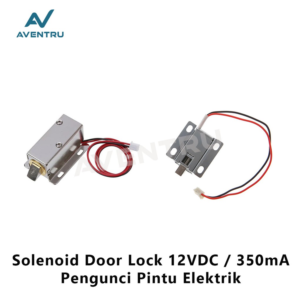 Solenoid Door Lock 12VDC / 350mA - Pengunci Pintu Elektrik Otomatis