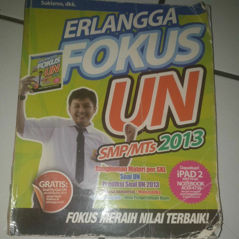 Erlangga Fokus UN SMP/MTS 2013 bekas