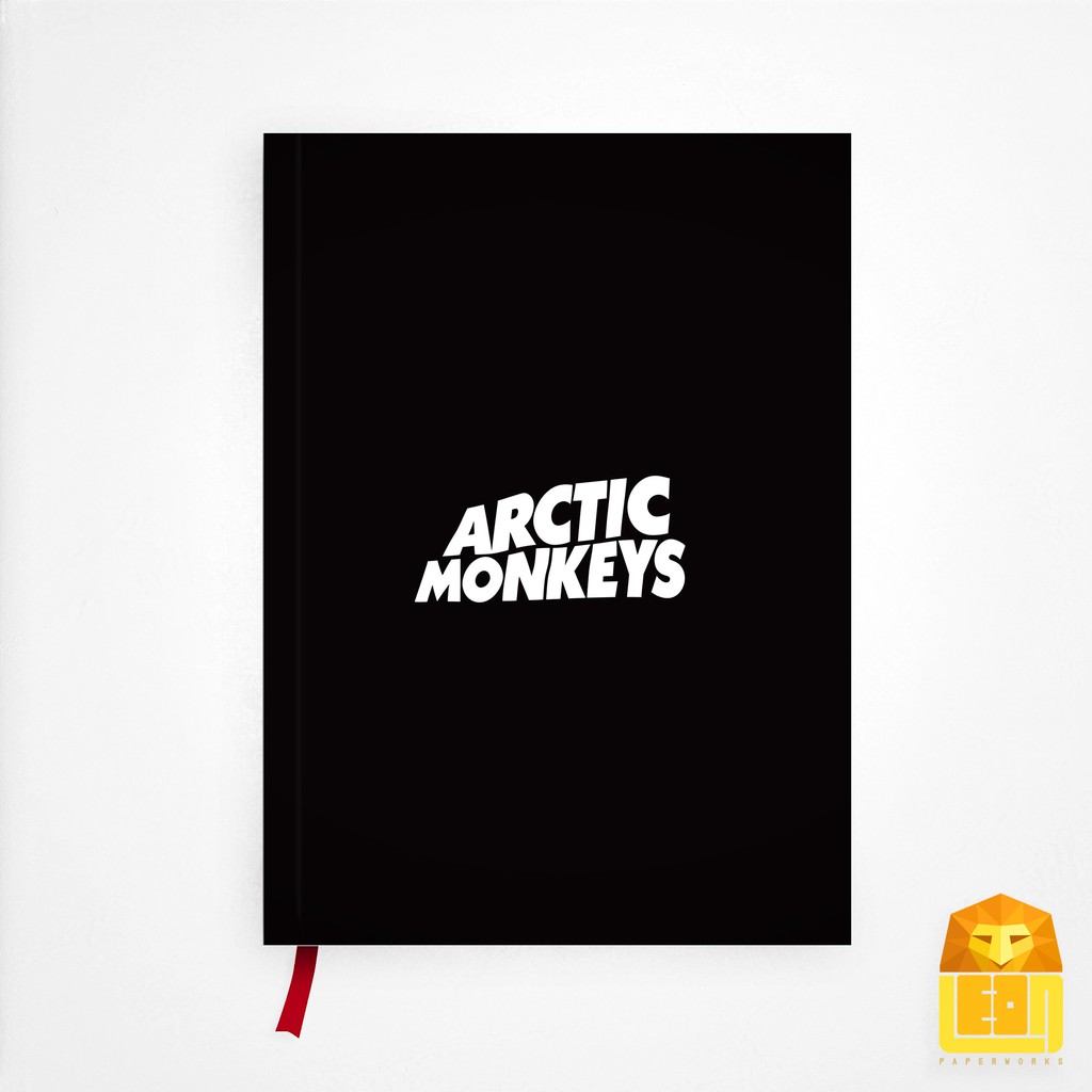 Notebook Agenda, Dotted dan Polos Arctic Monkey Hitam