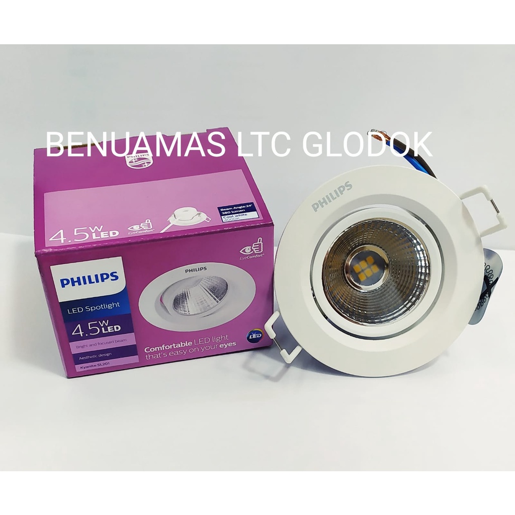 LAMPU LED SPOTLIGHT KYANITE 4,5WATT DOWNLIGHT PHILIPS KYANITE SPOTLIGHT