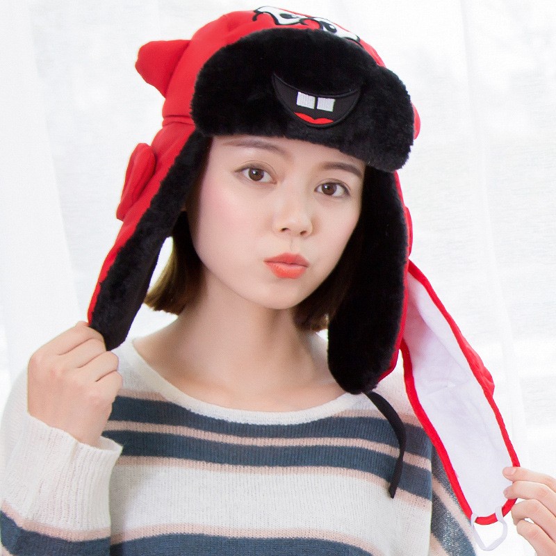 topi ushanka karakter winter hat topi musim dingin salju pria wanita anak