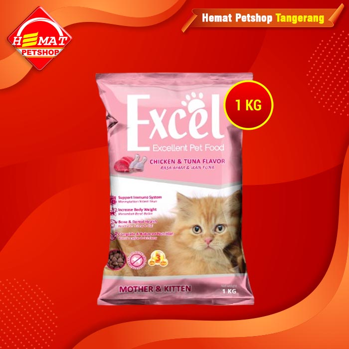 Makanan Kucing Excel Cat Food 1 KG