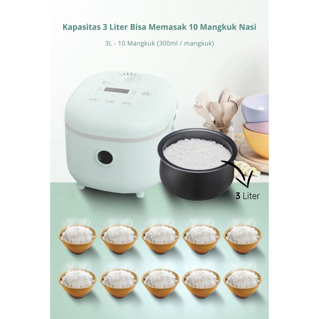 Olike Smart Rice Cooker 8in1 DFB-B30R1