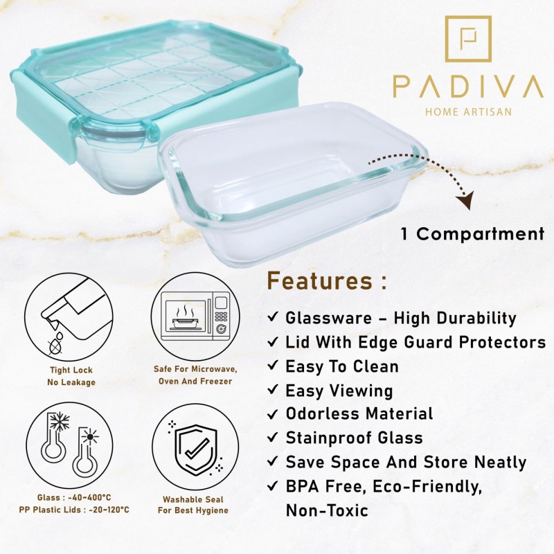 PADIVA GLASSBOX GBC640S CRYSTAL 640ML