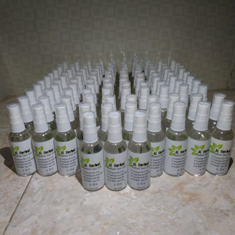 BISA COD NATURAL DEODORANT SPRAY 60ML NON ALKOHOL / TAWAS CAIR SPRAY 60ML