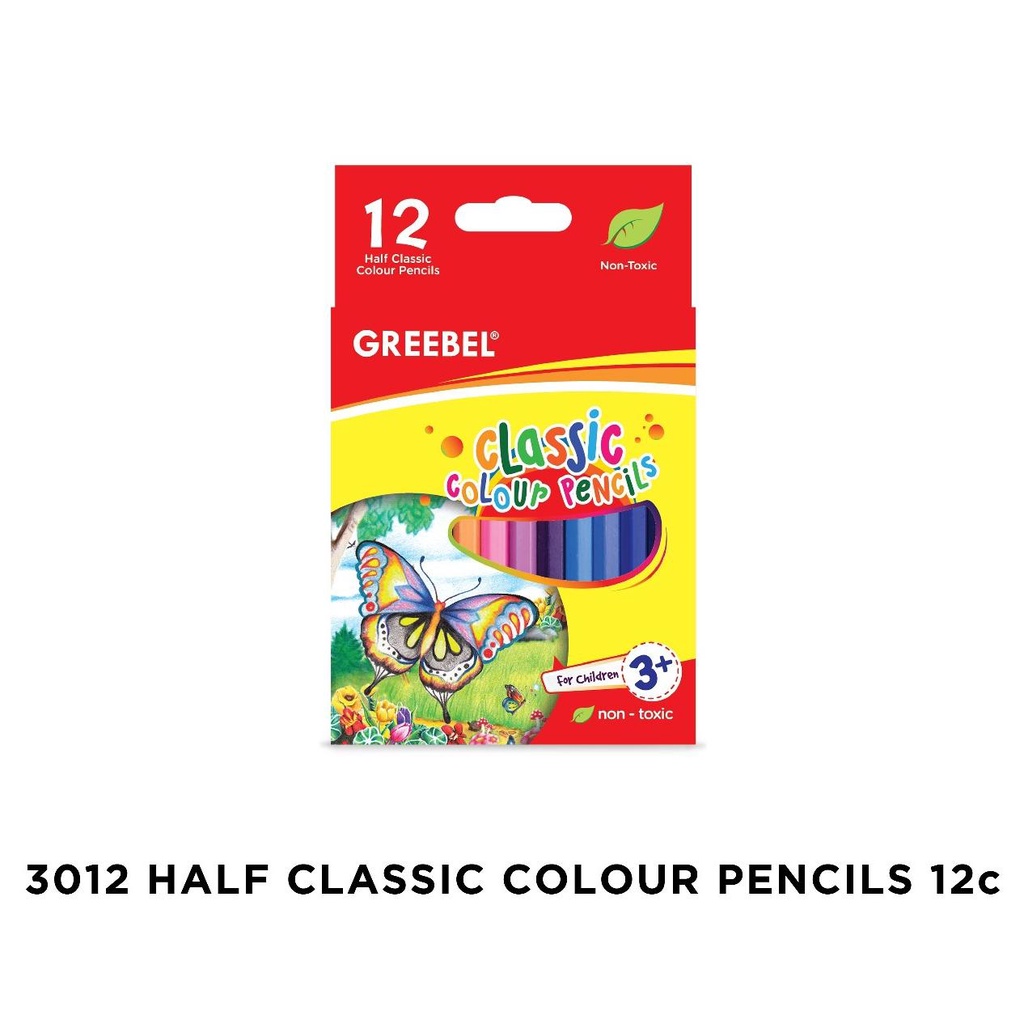 

Kelir Greebel 12 Warna Classic Pendek