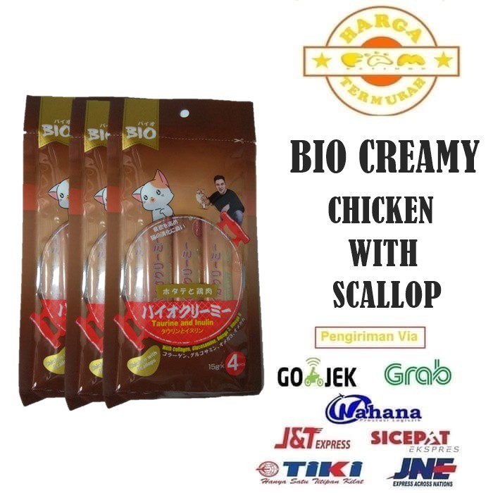 Bio Creamy Treat Snack Kucing Basah Adult &amp; Kitten - Snack Kucing