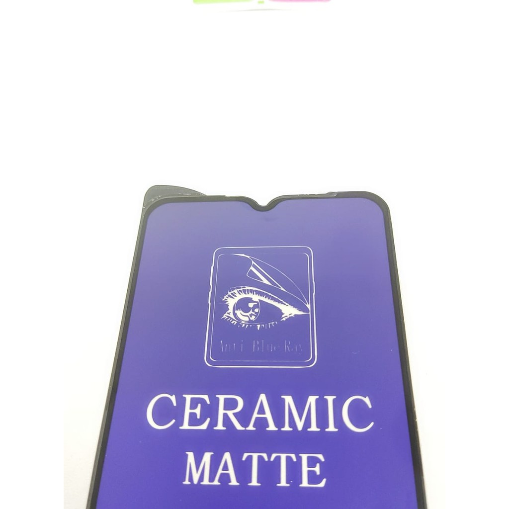 Ceramic MATTE Anti Blue Samsung A12 M12 6.5 Inchi Anti Gores Glare Full Layar No Sidik Jari