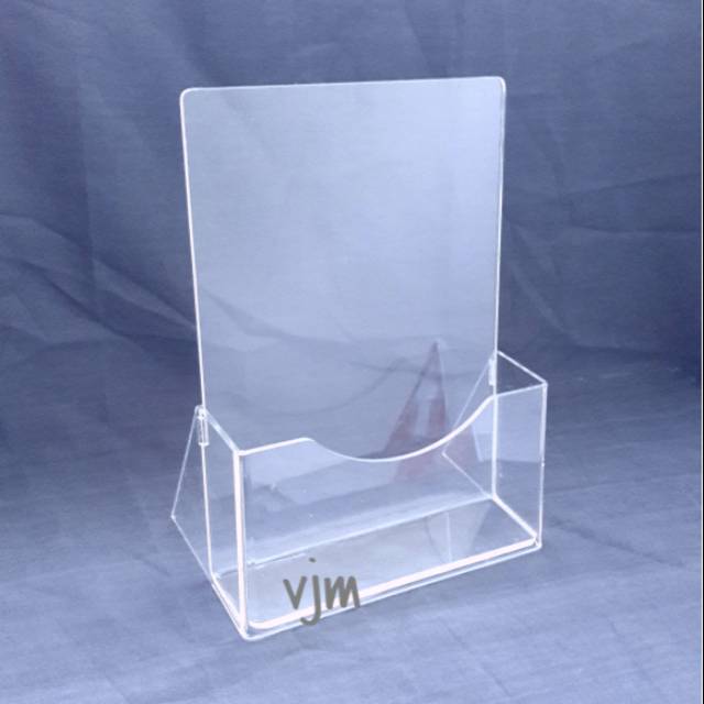 

Acrylic Tempat Brosure Folio bagi 2 (1 susun)