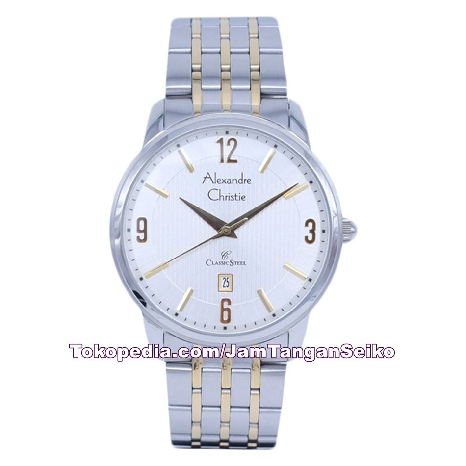 Jam Tangan Pria Alexandre Christie AC 8327 MD BTGSL Original