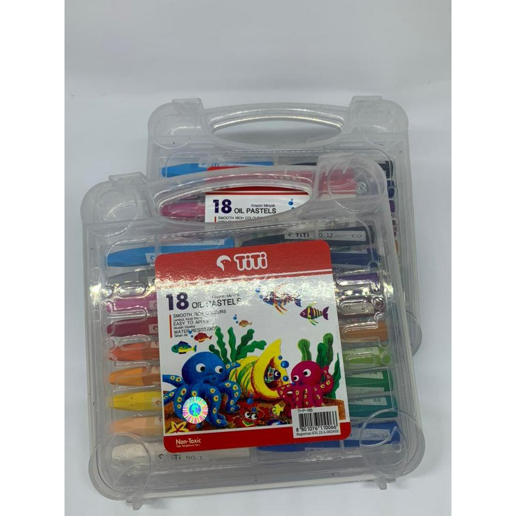 

KODE J2D4 Crayon Titi Oil Pastel 18 Warna