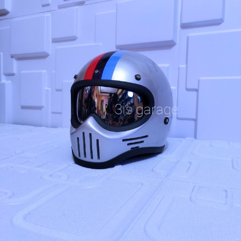 HELM CUSTOM SIMPSON CAKIL M30 CLASSIC FULL FACE VINTAGE