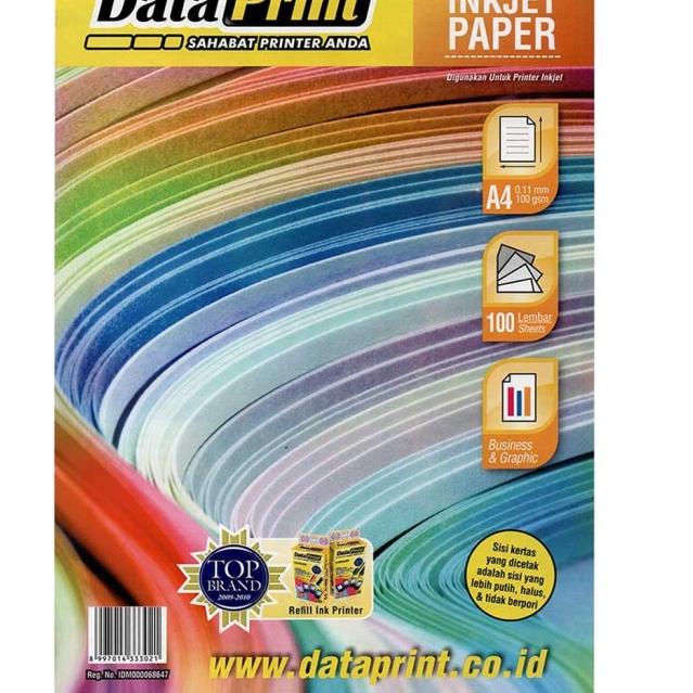 

☆ Data Print Inkjet Paper A4 100 Gram ✥