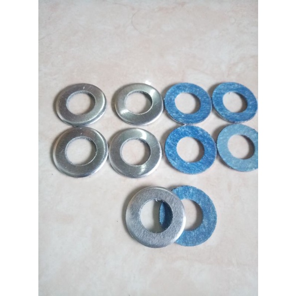Gasket Plug / Gasket Baut Oli Mobil Packing Tap oli mesin mobil TOYOTA & DAIHATSU ring 14