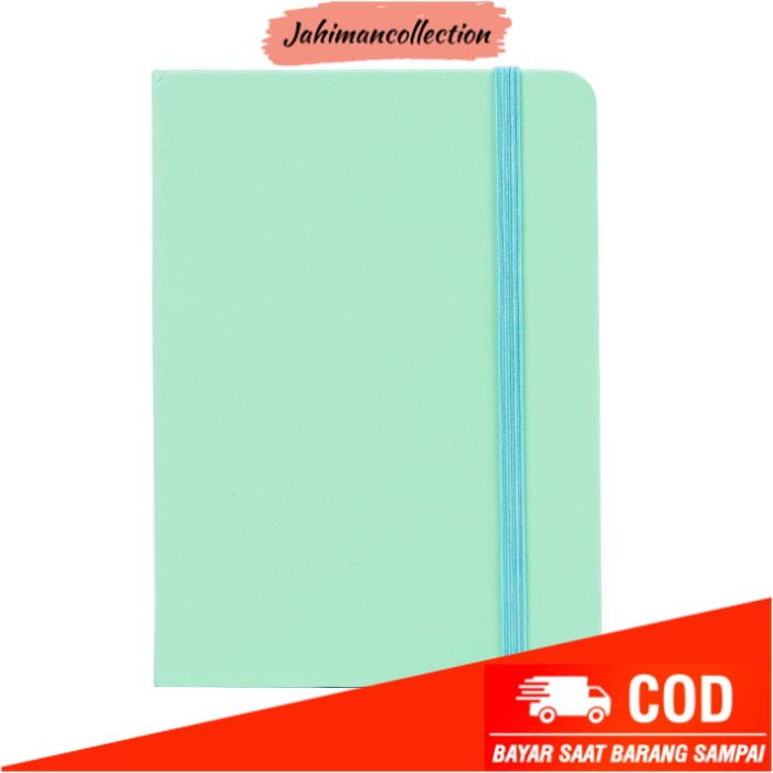 

✨ BISA COD ✨ Buku Tulis Note Book Hard Cover A5 Warna Pastel Macaron MB0106 - Tosca