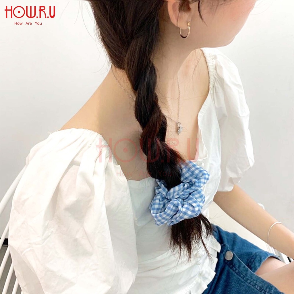 HOW.R.U | Scrunchie Karet Rambut Lucu Korean Style 01032