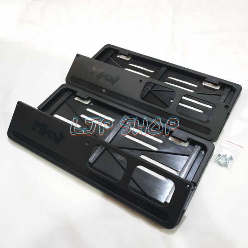 cover plat nomor motor - Tutup plat nomor motor standar 1 set