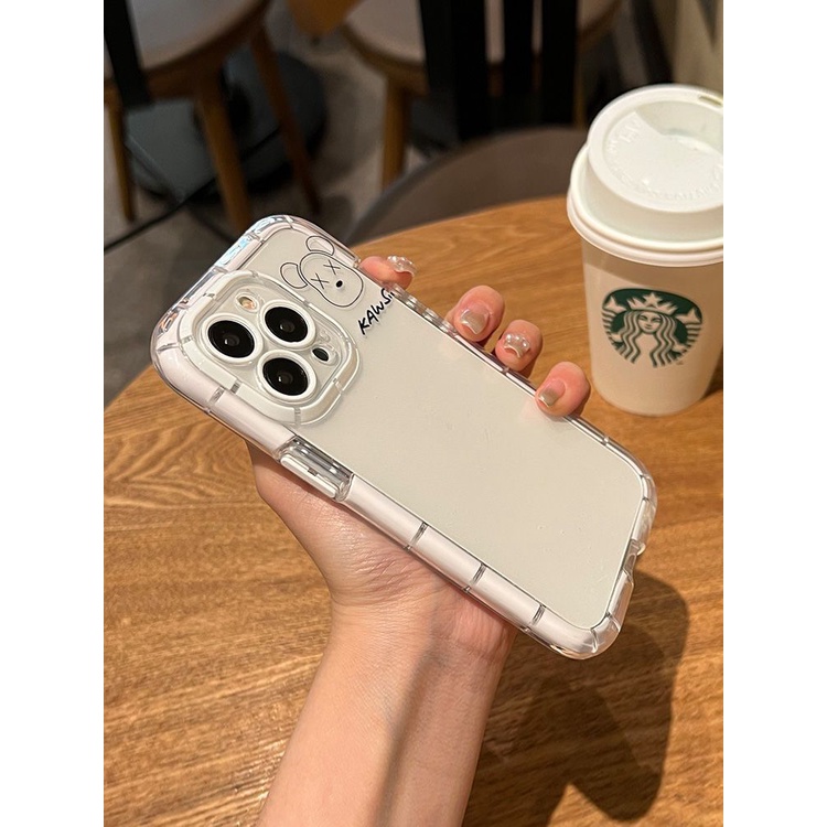 Case Luminous Motif Beruang Untuk iPhone 12 13 11 Pro Max X Xs Max Xr Juhhh