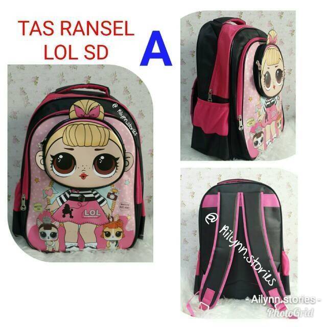 AS Tas Ransel anak perempuan TK dan SD