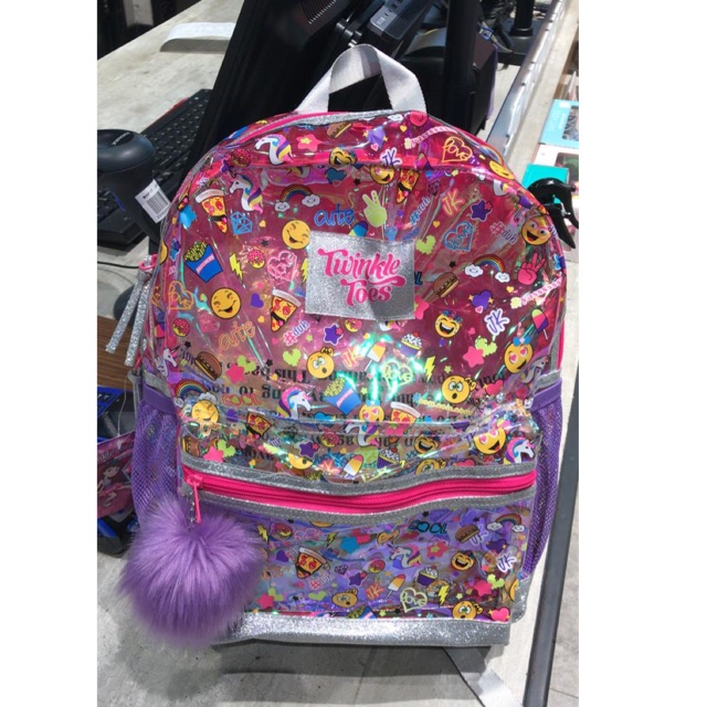 SALE 40% SKECHERS BACKPACK GIRLS WITH POM2 tas ransel sekolah anak perempuan