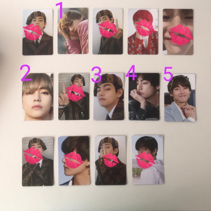 [READY STOK] Sharing TAEHYUNG V ONLY DICON 101 BTS Photocard Custom Book 2018-2021 in USA