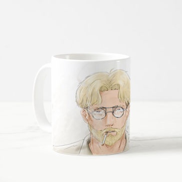 Cangkir Mug Attack on Titan Zeke Yeager