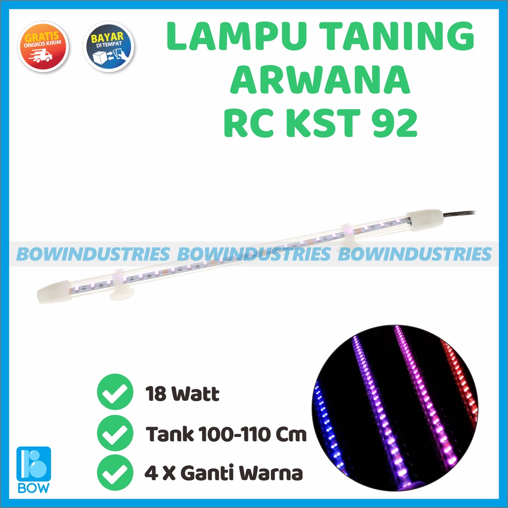RECENT RC KST 92 Lampu Taning Tanning Ikan Arowana Arwana Tank 100 - 110 cm BPD
