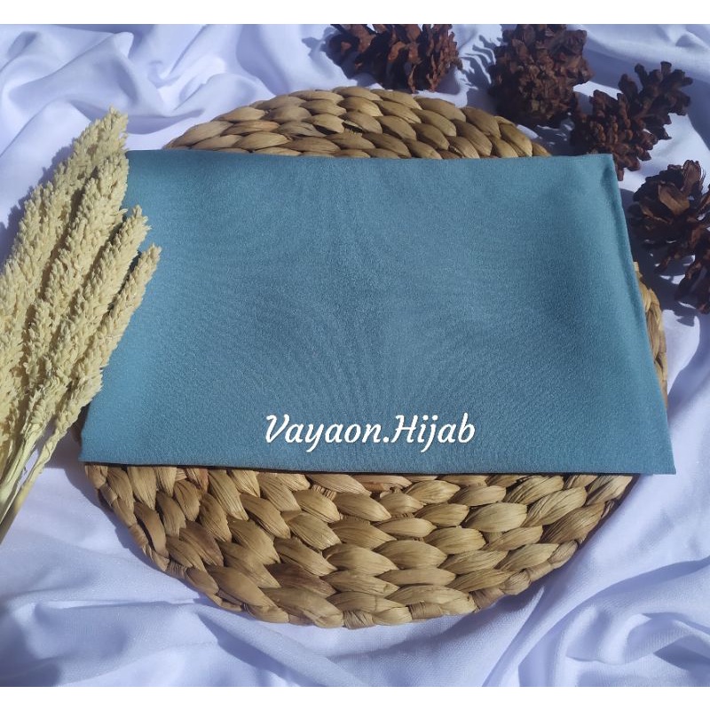 (GRAB INSTAN) HIJAB PASHMINA CERUTY 200x75 JILBAB PASHMINA CERUTY BABYDOLL PREMIUM TEPI JAHIT-Wardah