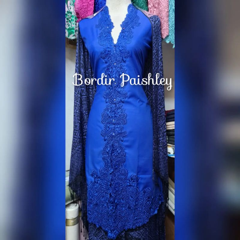 Bahan Kebaya Katun Pola Bordir khas Kudus