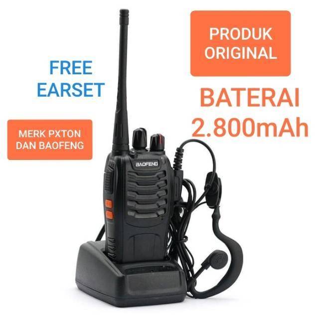 NEW ORIGINAL HT Walkie Talkie Baofeng atau Pxton Bf888s