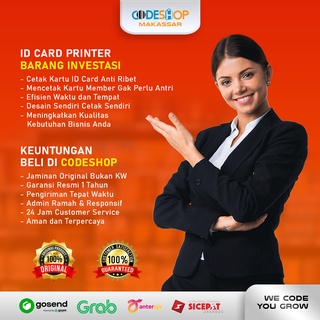 Paket Printer ID Card SMART-51s + Ribbon YMCKO PN: 650687