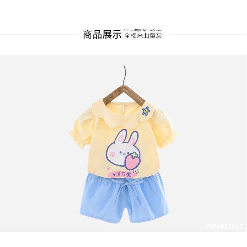 SET BAJU ANAK PEREMPUAN BUNNY IMPORT