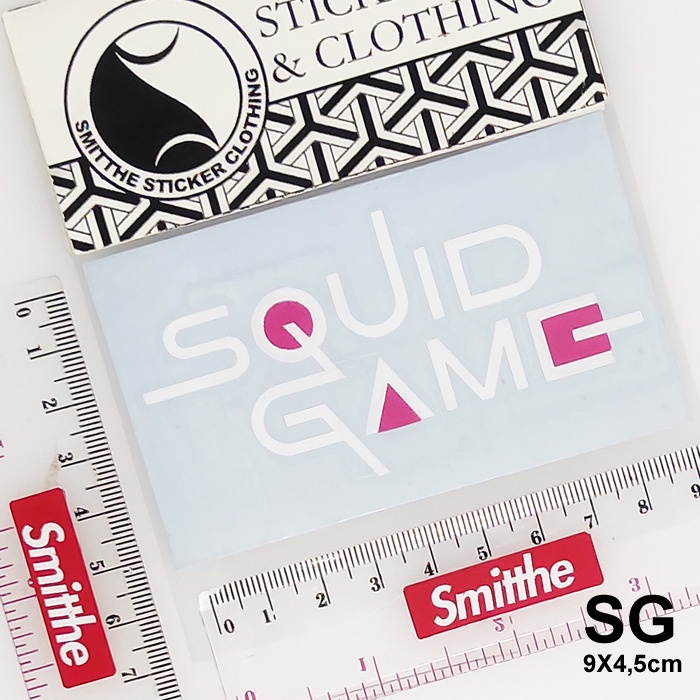 Stiker Korean Game SG Red Light Green Light 2W Cutting Sticker